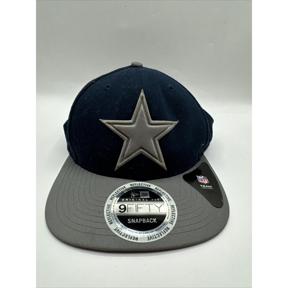 Dallas Cowboys Hat NFL New‎ Era Original Fit 9FIFTY SNAPBACK Navy and Gray Tags